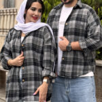 شکت پشمی خارجی چهارخونه کاپلی کد 1593