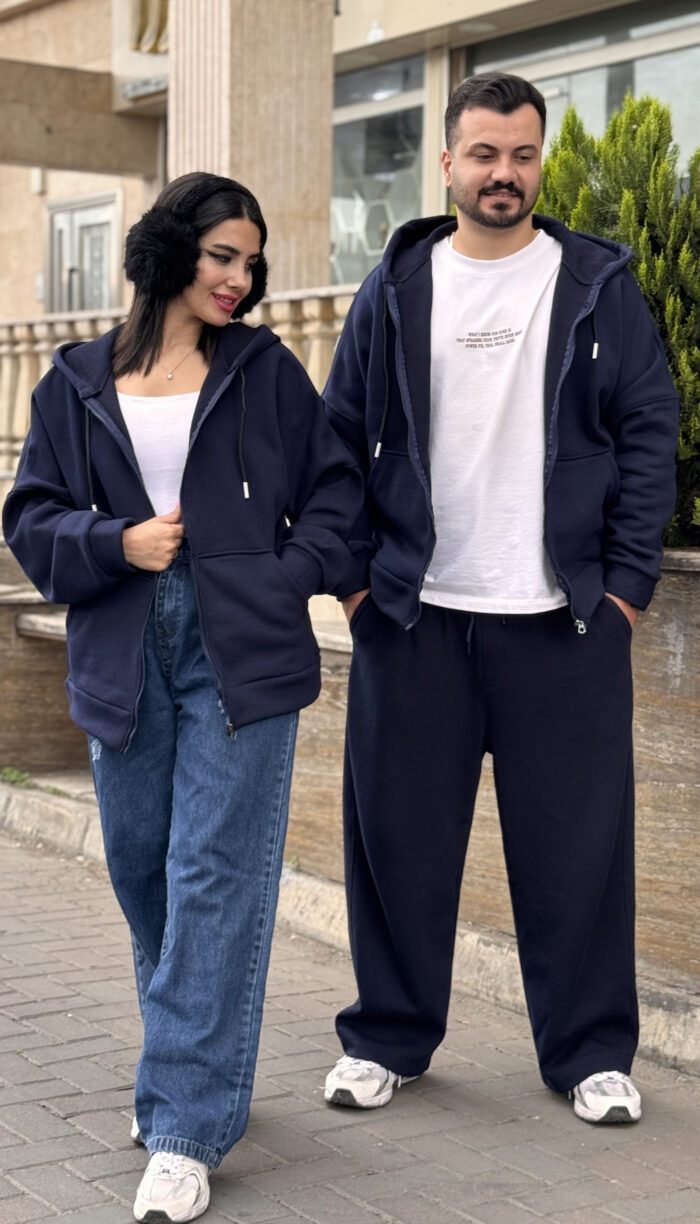 سویشرت باکسی خارجی کد 1595 - Image 6