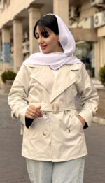 ترنچ کت یقه انگلیسی کد 1618 - Image 4