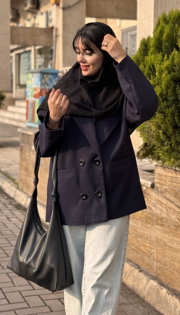 پالتو فوتر 4 دکمه Zara کد 1625 - Image 7