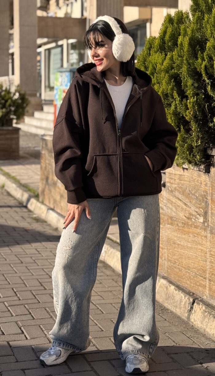 سویشرت باکسی وارداتی پارت آخر کد 1633 - Image 7