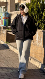 سویشرت باکسی وارداتی پارت آخر کد 1633 - Image 5
