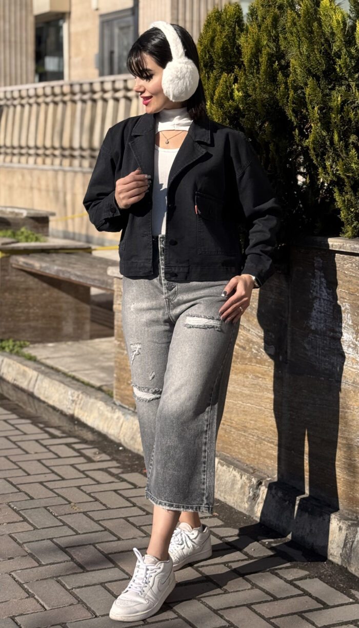 کت جین ترک کد 1635 - Image 5