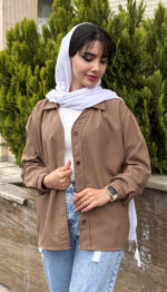 مانتو یقه هفتی سانتانا کد 1648 - Image 6