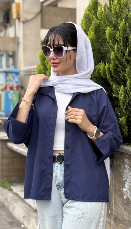 مانتو دوشین آستین چاک کد 1654