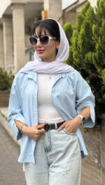 مانتو دوشین آستین چاک کد 1654 - Image 2