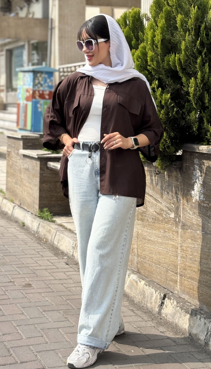 مانتو لینن دو قاپک کد 1656 - Image 11
