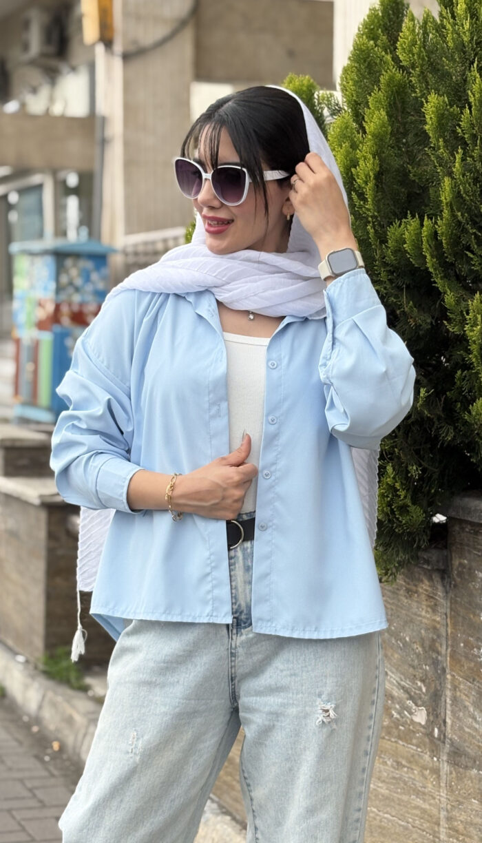 مانتو دوشین آستین پیراهنی کد 1657 - Image 6
