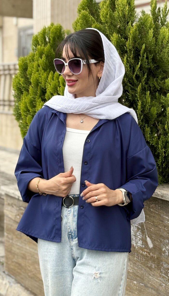 مانتو دوشین آستین پیراهنی کد 1657 - Image 3