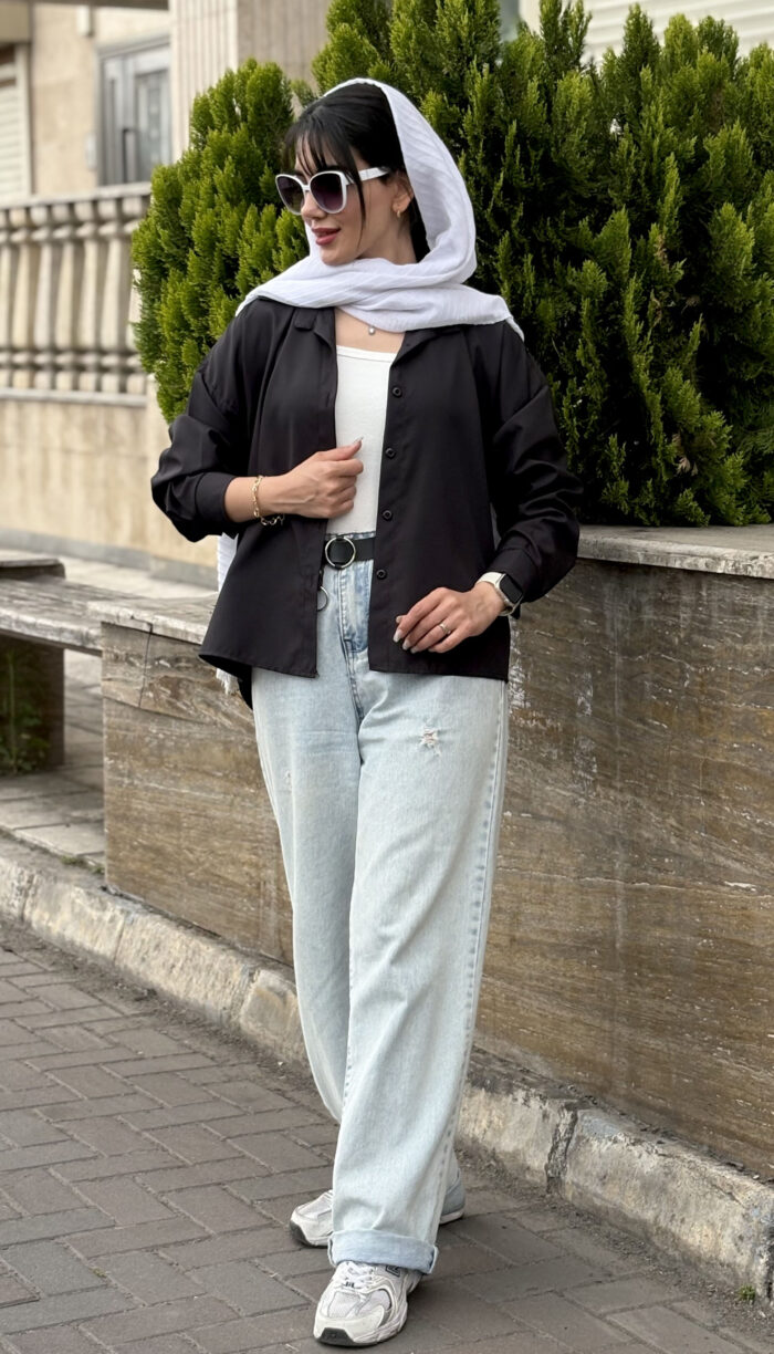 مانتو دوشین آستین پیراهنی کد 1657 - Image 8