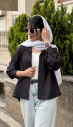 مانتو دوشین آستین پیراهنی کد 1657 - Image 4