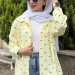 شومیز پاپیونی شاینی کد 1664