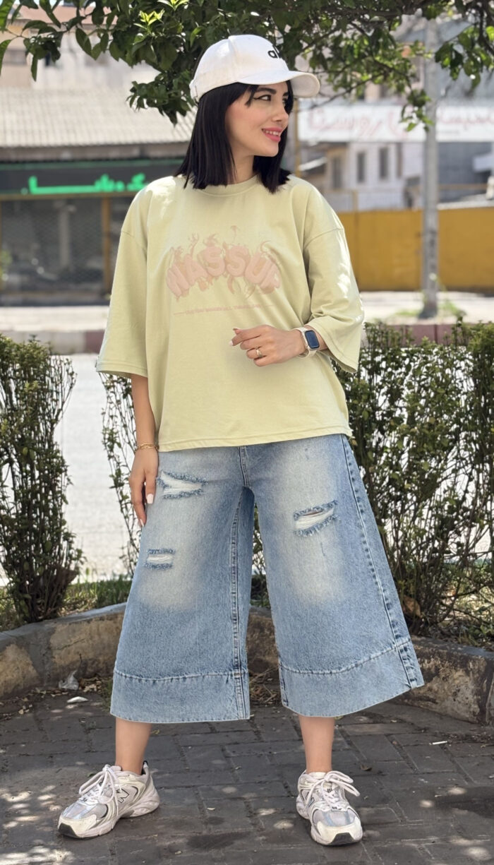 تیشرت باکسی Wassup خارجی کد 1668 - Image 10