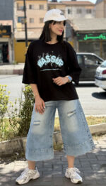 تیشرت باکسی Wassup خارجی کد 1668 - Image 12