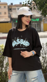 تیشرت باکسی Wassup خارجی کد 1668 - Image 8