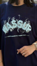 تیشرت باکسی Wassup خارجی کد 1668 - Image 7