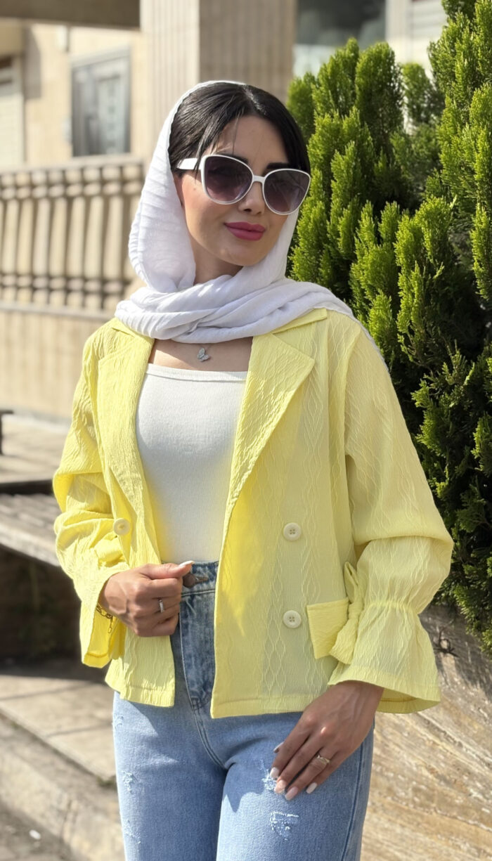 کت آستین عروسکی فلورانس کد 1670 - Image 2