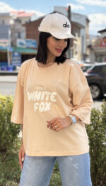 تیشرت باکسی White Fox خارجی کد 1672 - Image 12