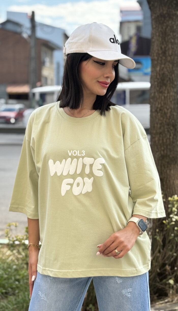 تیشرت باکسی White Fox خارجی کد 1672 - Image 7