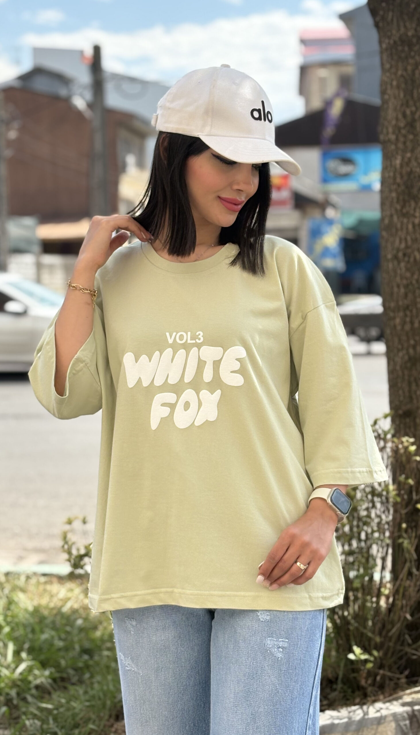 IMG_7759 تیشرت باکسی White Fox خارجی کد 1672 - Image 1