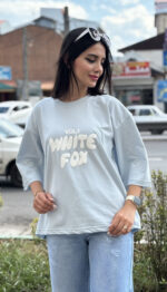تیشرت باکسی White Fox خارجی کد 1672 - Image 2