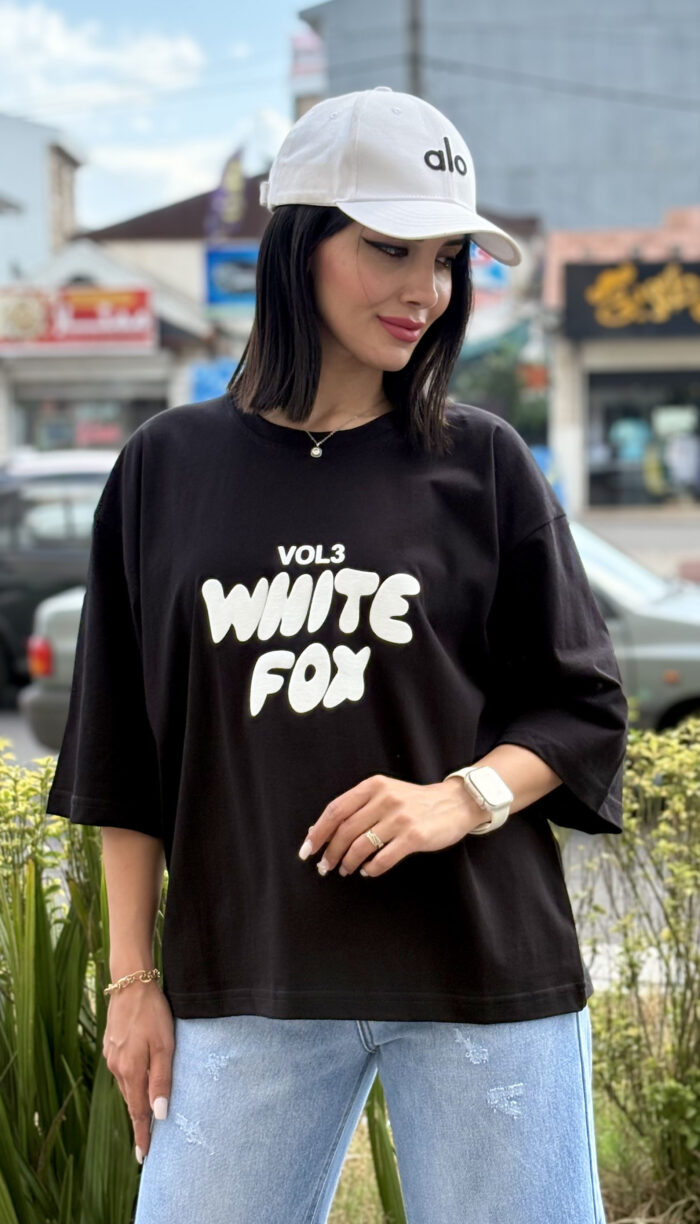تیشرت باکسی White Fox خارجی کد 1672 - Image 11