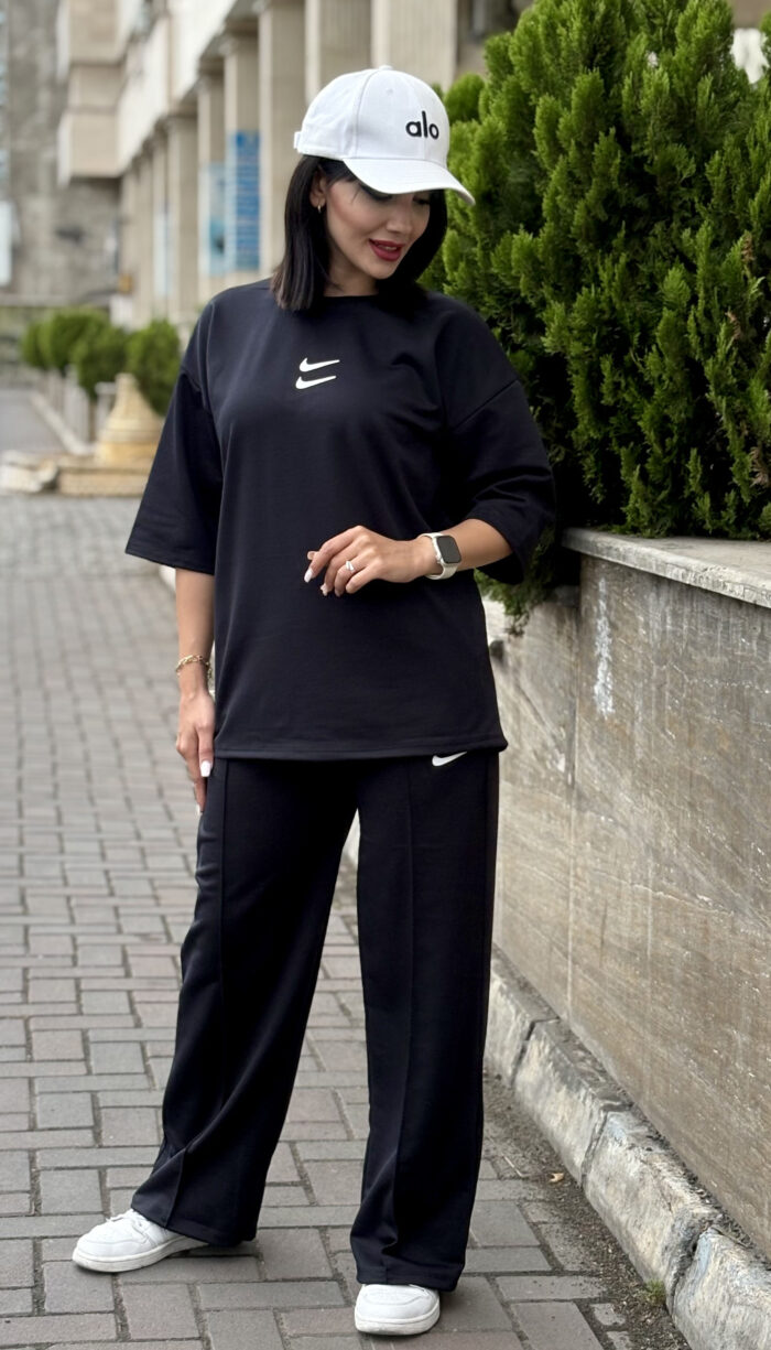 ست تیشرت و شلوار خارجی Nike کد 1679 - Image 3