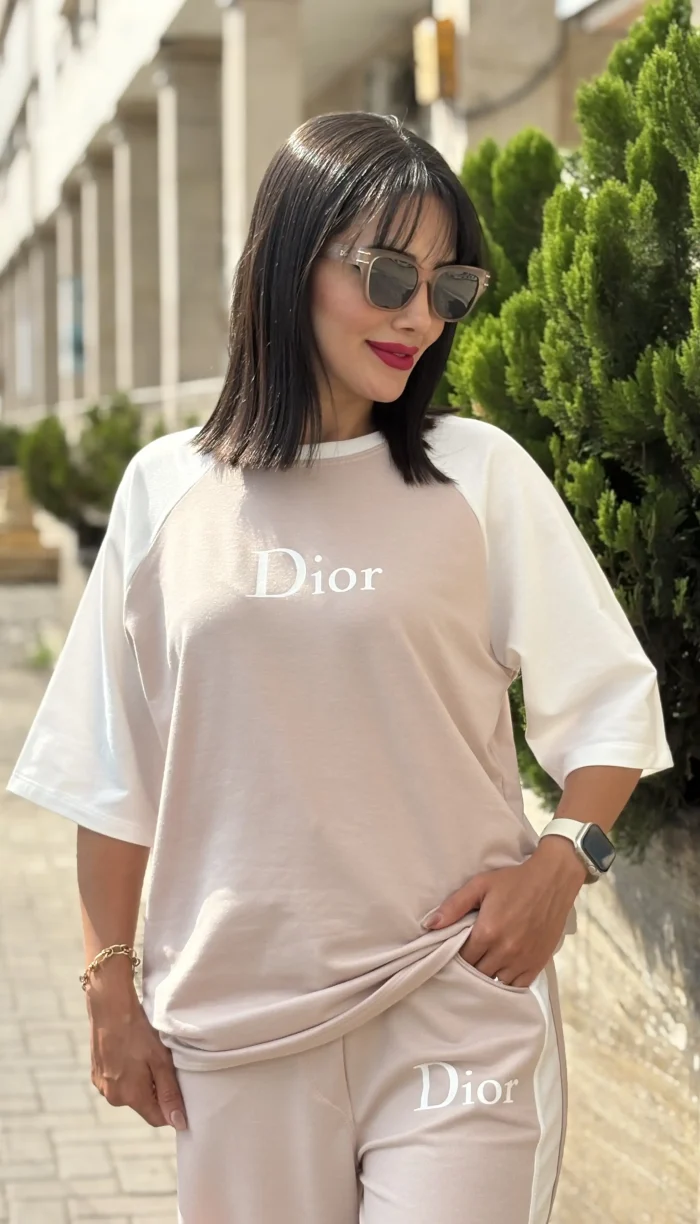 ست تیشرت و شلوار Dior کد 1703 - Image 9