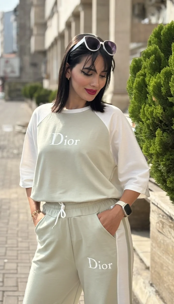 ست تیشرت و شلوار Dior کد 1703 - Image 11