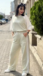 ست تیشرت و شلوار Dior کد 1703