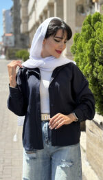 شومیز سیلک تک جیب کد 1682 - Image 4