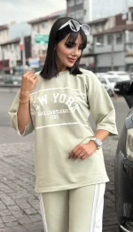 ست تیشرت و شلوار New York کد 1710 - Image 9