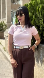پولوشرت یقه سفید وارداتی کد 1712 - Image 7