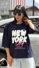 تیشرت وارداتی New York کد 1715 - Image 2
