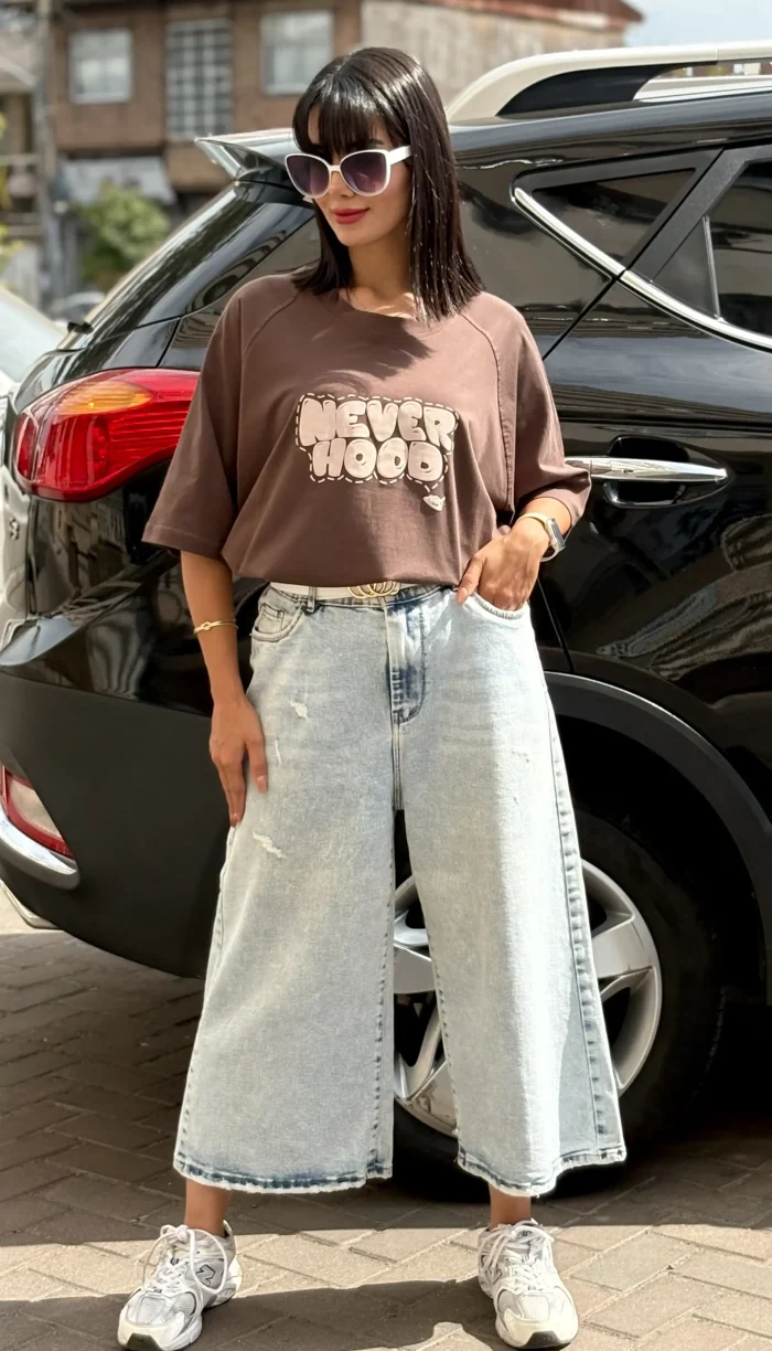 تیشرت وارداتی Never Hood کد 1673 - Image 4