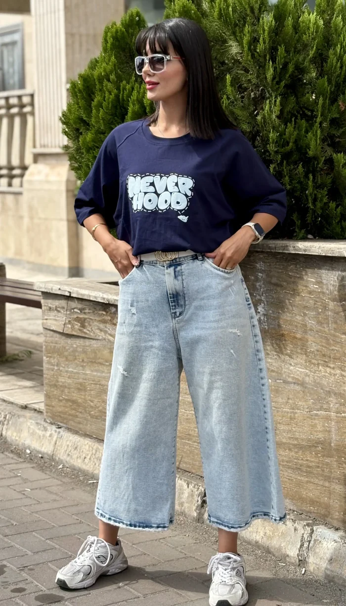 تیشرت وارداتی Never Hood کد 1673 - Image 5