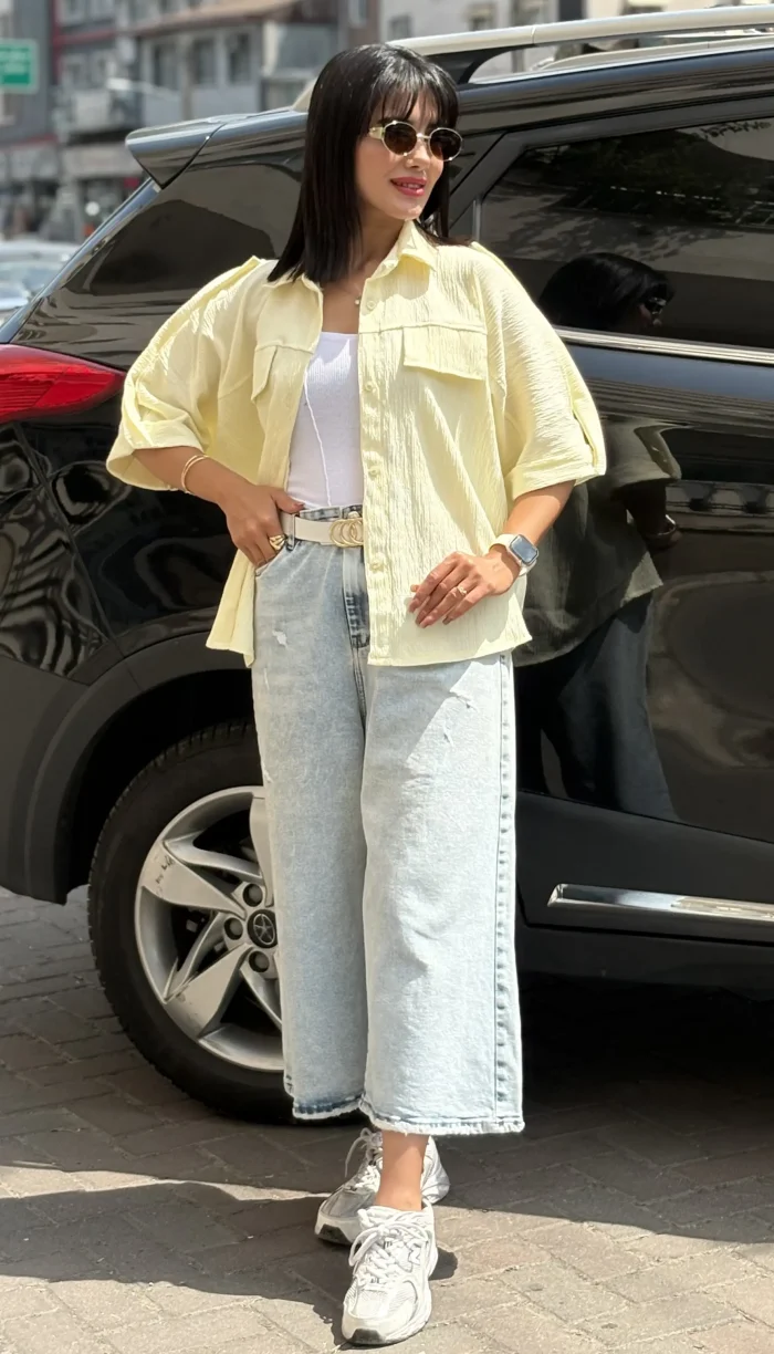 شومیز ینزی دو قاپک کد 1717 - Image 9