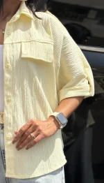 شومیز ینزی دو قاپک کد 1717 - Image 7
