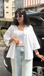 شومیز بیسیک لینن کد 1718 - Image 3