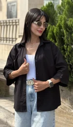 شومیز بیسیک لینن کد 1718 - Image 6