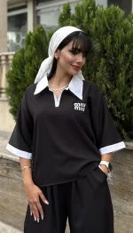 ست پولوشرت و شلوار Miu کد 1730 - Image 7
