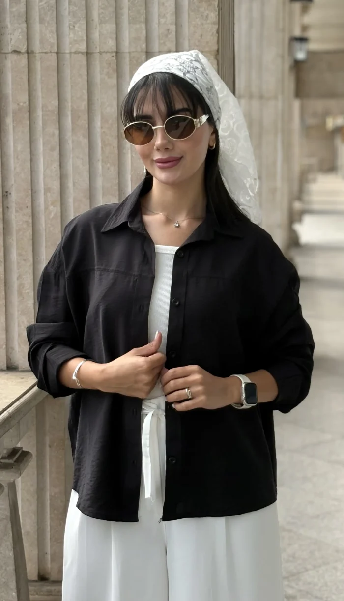 شومیز بیسیک پری مودال کد 1739 - Image 5