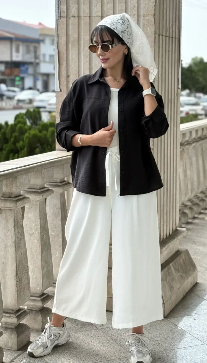 شومیز بیسیک پری مودال کد 1739 - Image 12