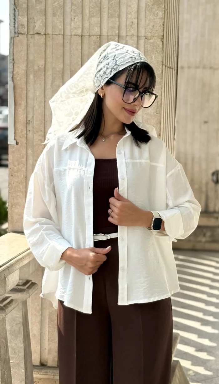 شومیز بیسیک پری مودال کد 1739 - Image 7