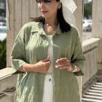 شومیز جلو دکمه جگوار کد 1742