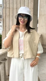 وست لینن پایین گت Zara کد 1743 - Image 3