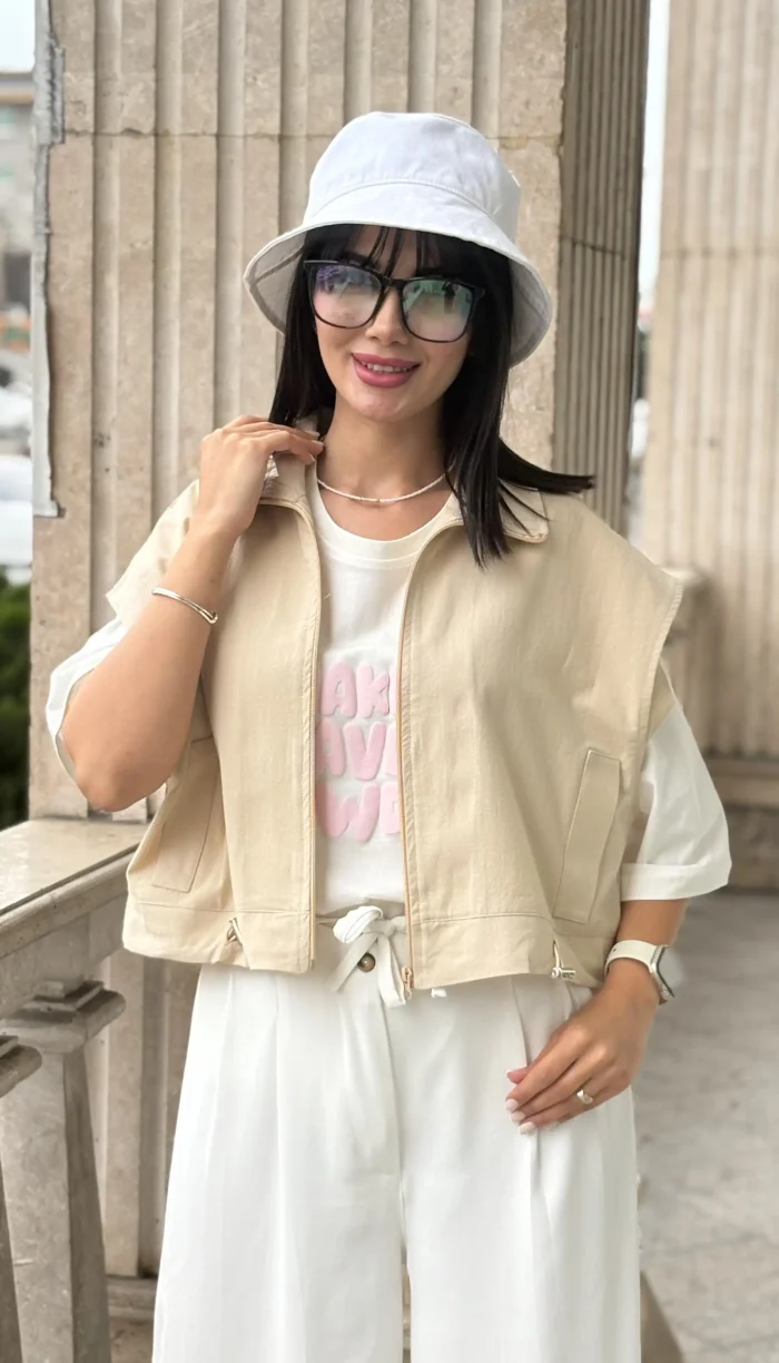 وست لینن پایین گت Zara کد 1743 - Image 3
