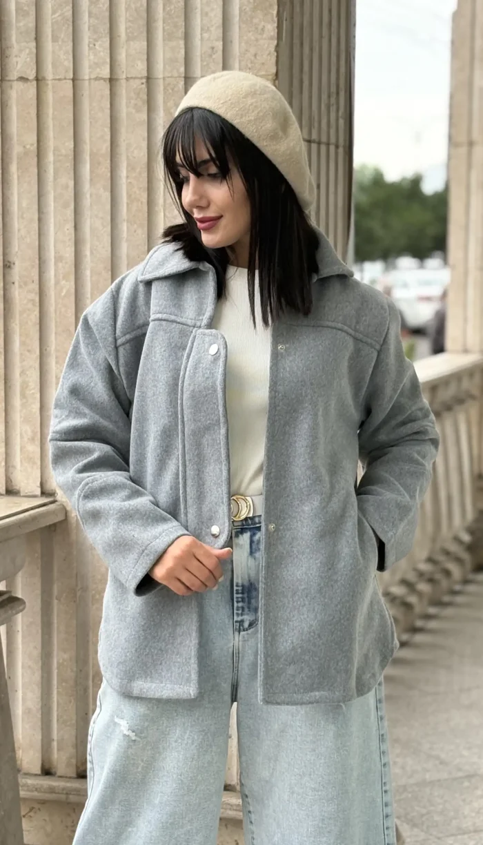 پالتو فوتر Mango کد 1744 - Image 6